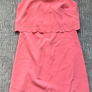 Pink Scalloped Dress
